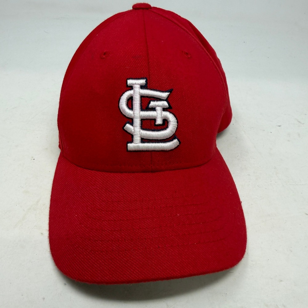 St. Louis Cardinals Hat Youth Red MLB Baseball Flexfit Twins Enterprise EUC